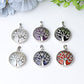 1.2" Tree of life Wrapped Crystal Pendant Best Crystal Wholesalers