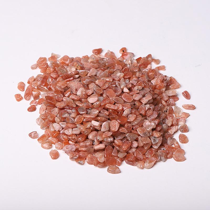 0.1kg Different Size Natural Golden Strawberry Quartz Chips Crystal Chips for Decoration Best Crystal Wholesalers