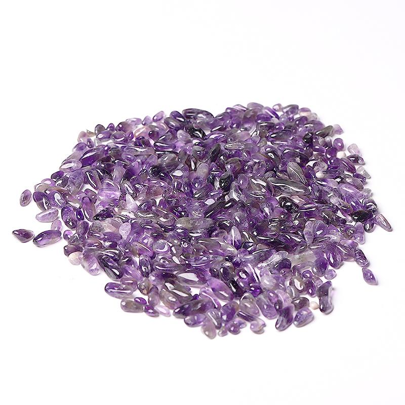 Purple Amethyst Chips- stones in bulk