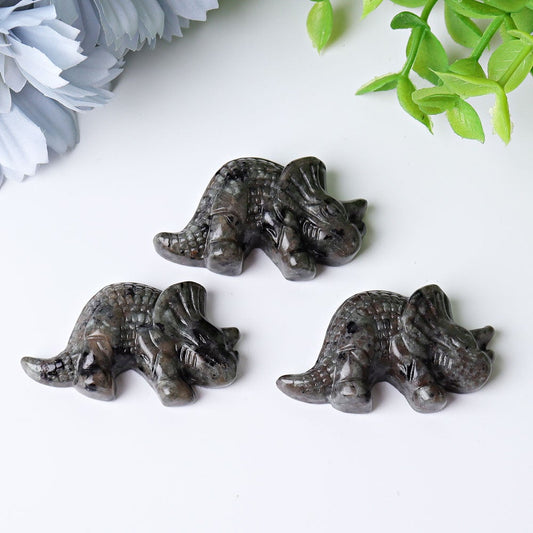 1.7" Yooperlite Dinosaur Mini Crystal Carvings Animal Bulk Best Crystal Wholesalers