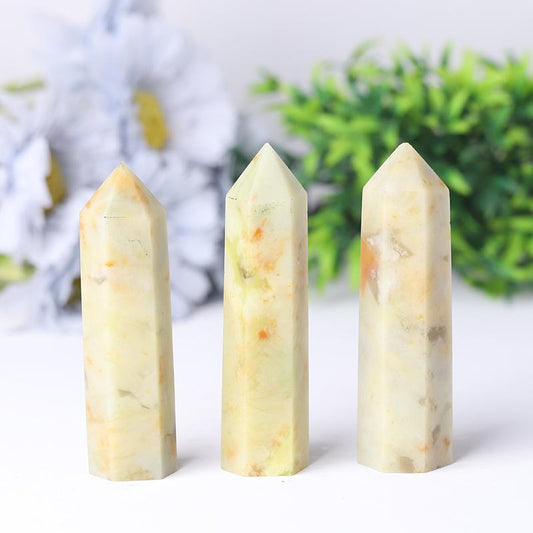 Serpentine Jade Towers Points Bulk Best Crystal Wholesalers