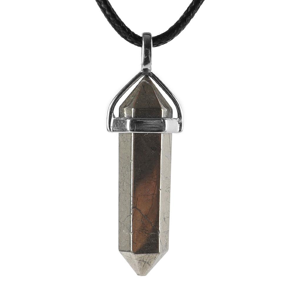 Natural Semi-Precious Gemstone Crystal Healing Hexagonal Point Chakra Pendant Best Crystal Wholesalers