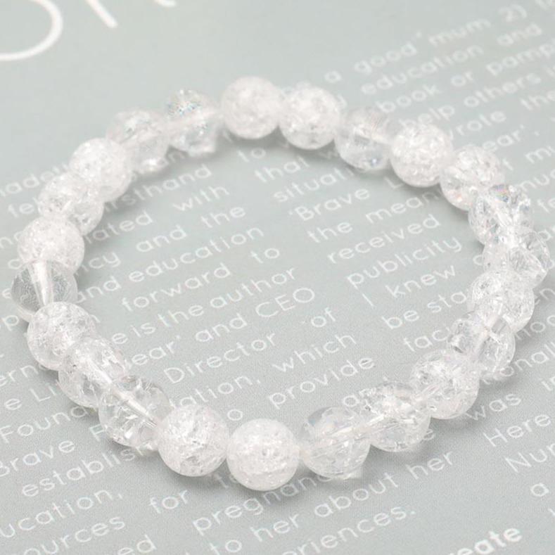 Crack Clear Quartz Bracelet Best Crystal Wholesalers