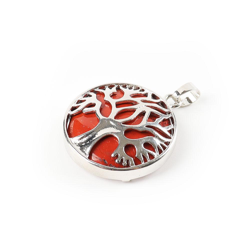 Red Jasper Tree of Life Pendant Jewelry Best Crystal Wholesalers