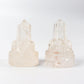 Clear Quartz Crystal Towers Points Bulk with Carving Skull Decor Best Crystal Wholesalers