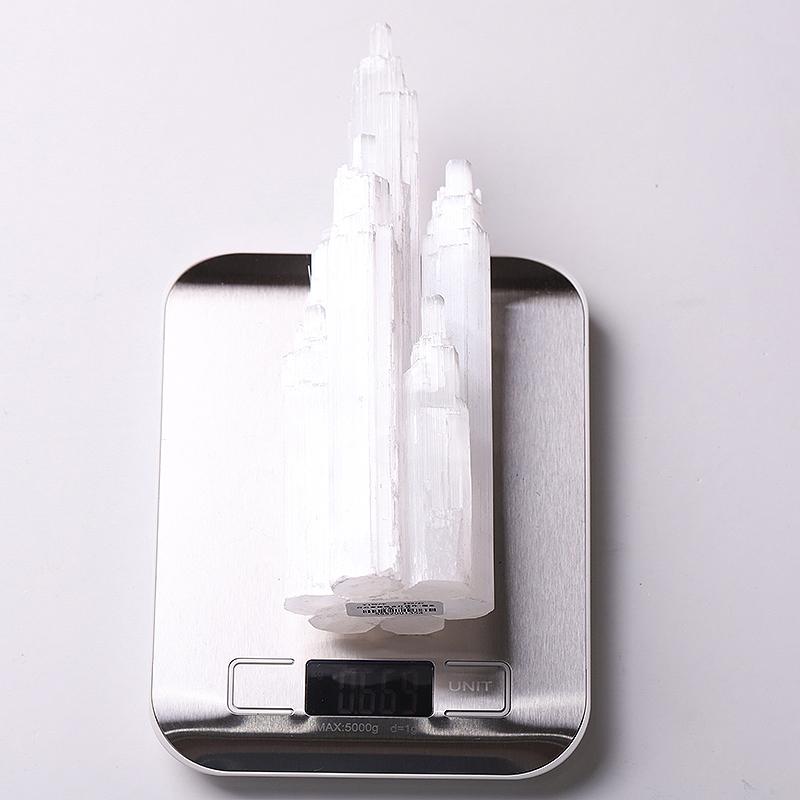 7.5" Selenite Skyscraper Towers Points Bulk Best Crystal Wholesalers