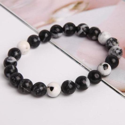 8mm Zebra Jasper Crystal Bracelet Best Crystal Wholesalers