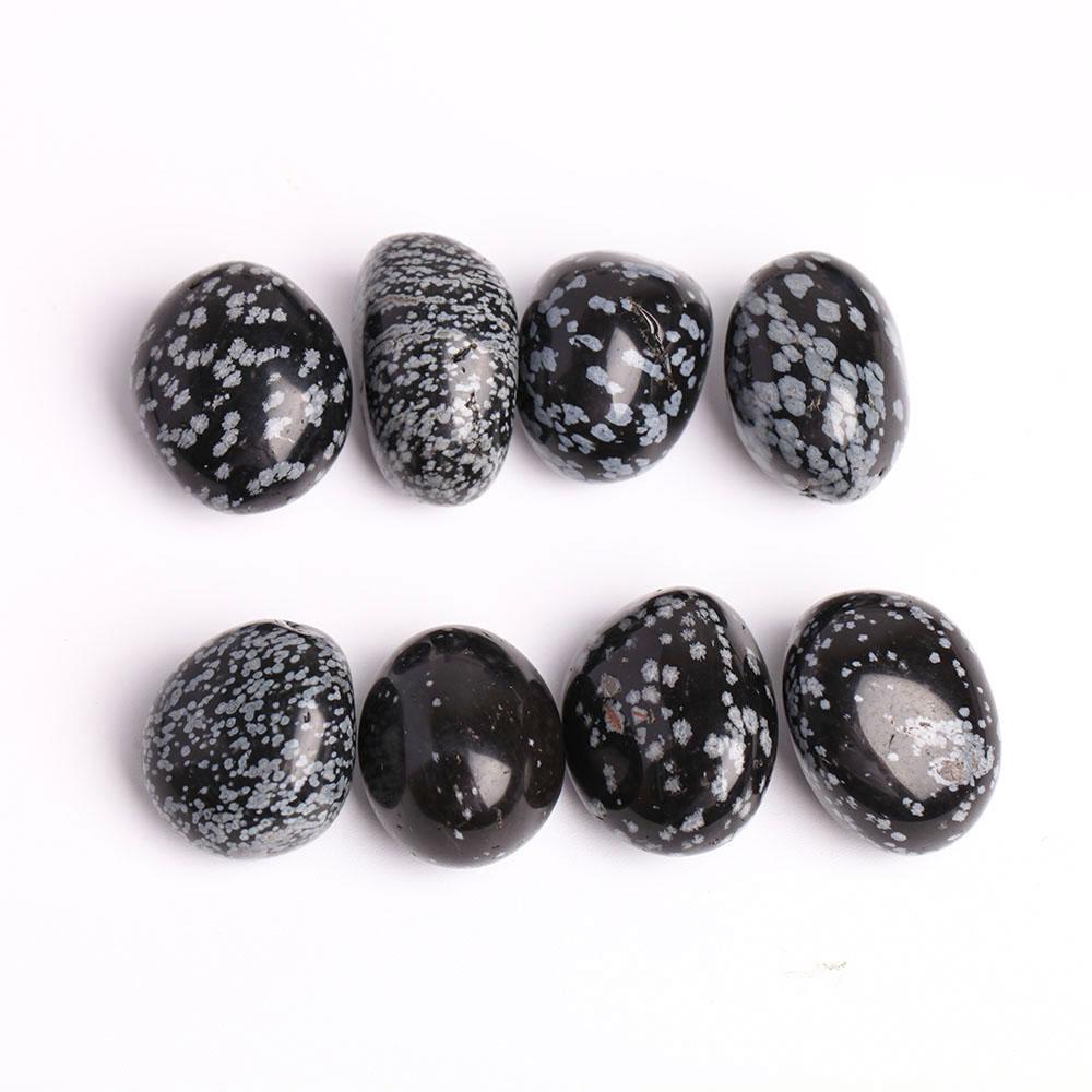 0.1kg Snowflake Obsidian Crystal bulk tumbled stone Best Crystal Wholesalers