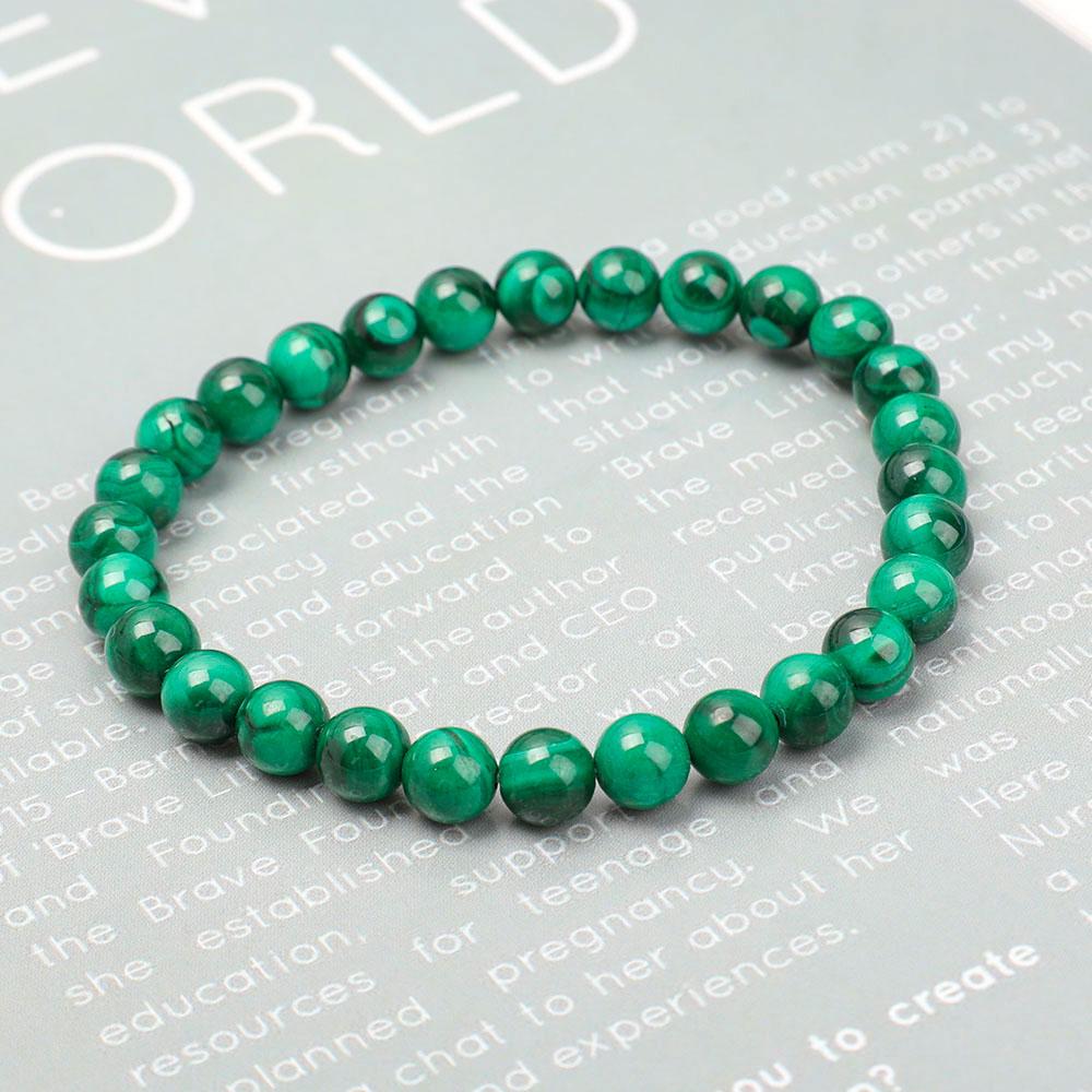 7mm Malachite Bracelet Best Crystal Wholesalers