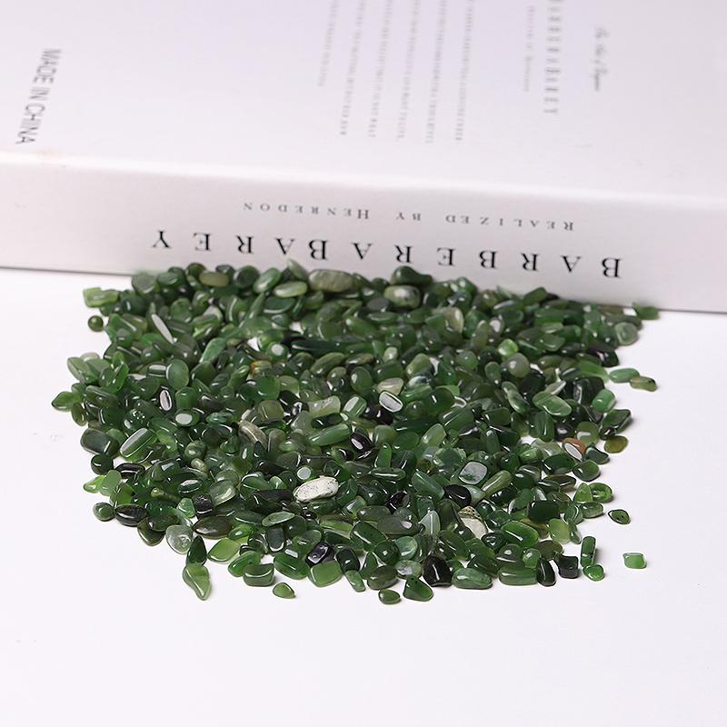 0.1kg Natural Green Jade Crystal Chips Best Crystal Wholesalers