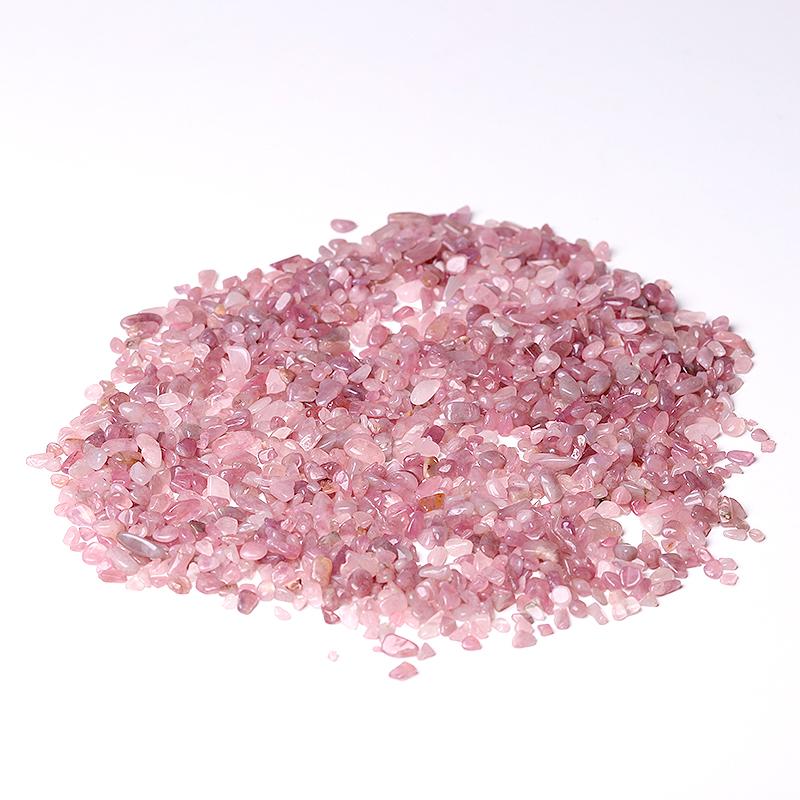 Lavender Rose Quartz Chips in Bulk