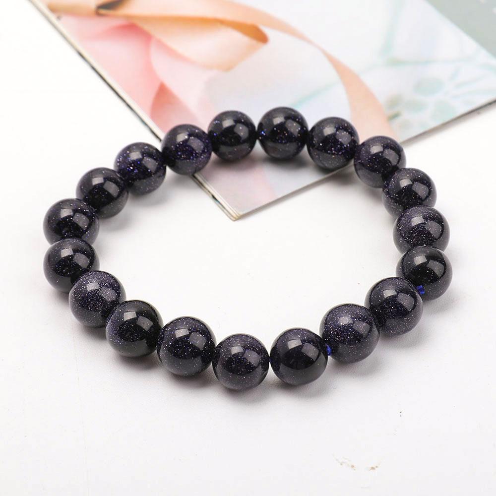 12mm Blue Sandstone Bracelet Best Crystal Wholesalers