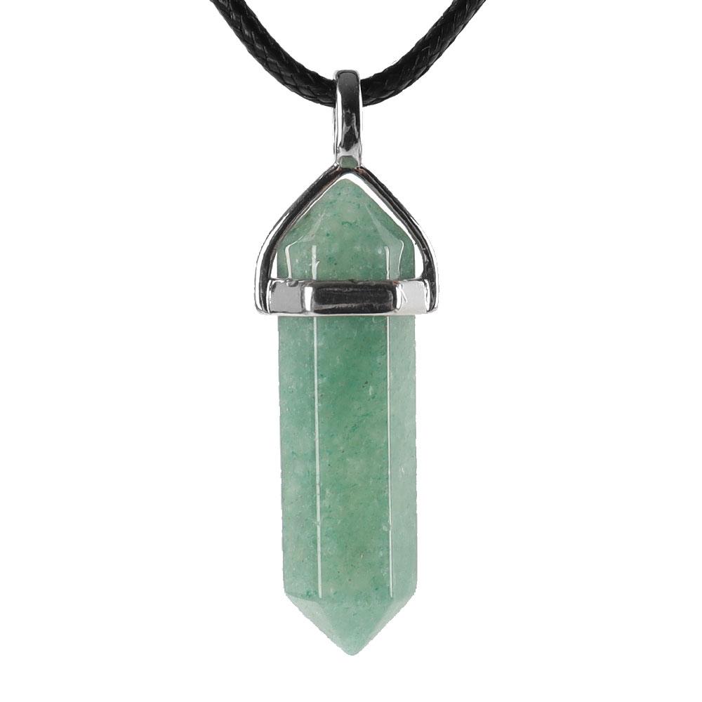 Natural Semi-Precious Gemstone Crystal Healing Hexagonal Point Chakra Pendant Best Crystal Wholesalers