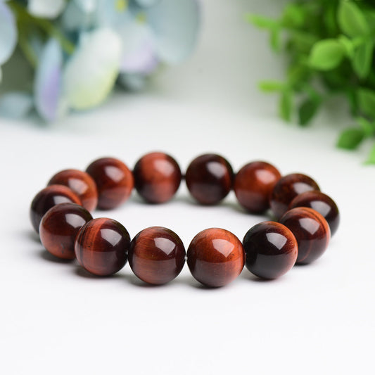 16mm Red Tiger's Eye Bracelet Bulk WholesaleBest Crystal Wholesalers