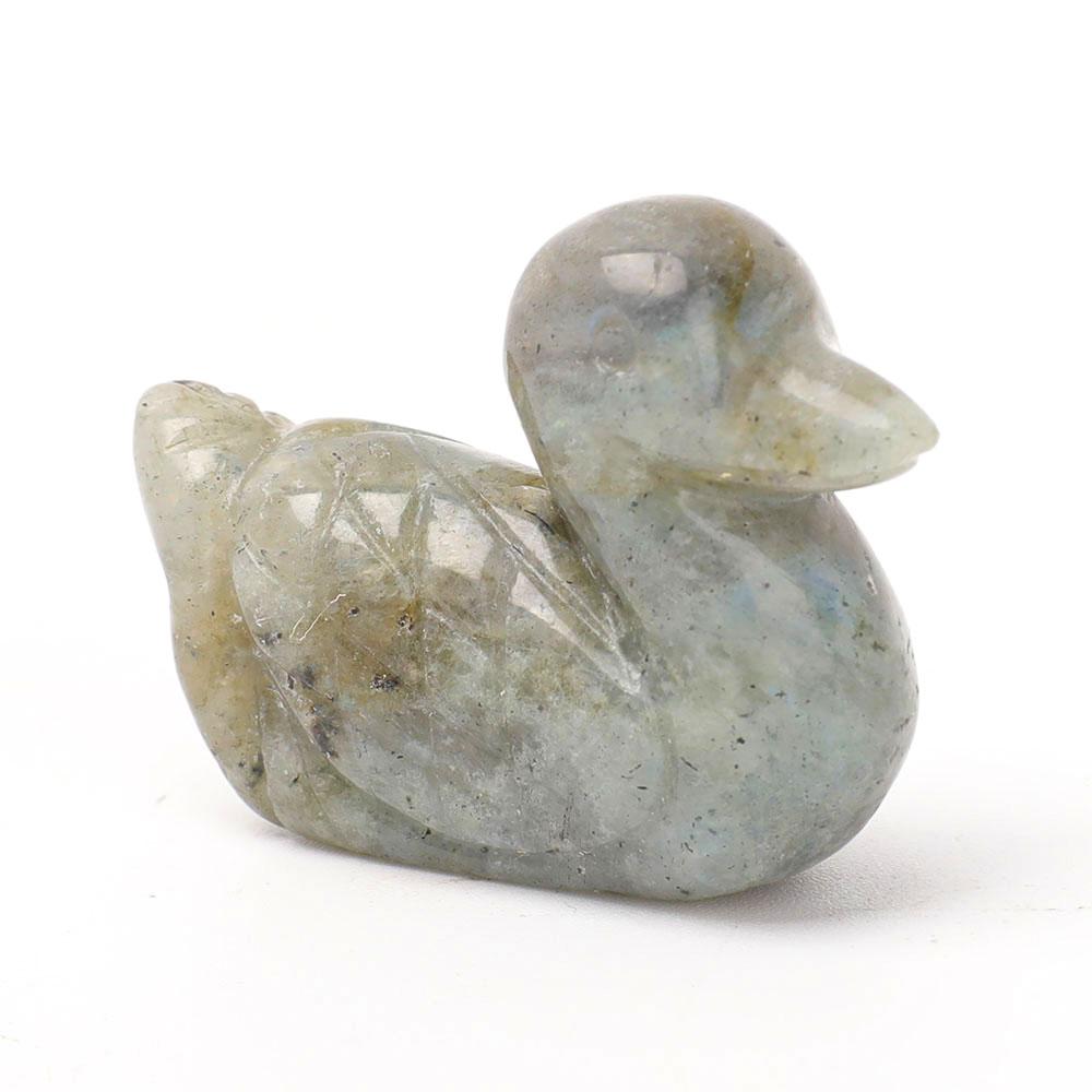 2" Aventurine Labradorite Duck Carvings Animal Bulk Best Crystal Wholesalers