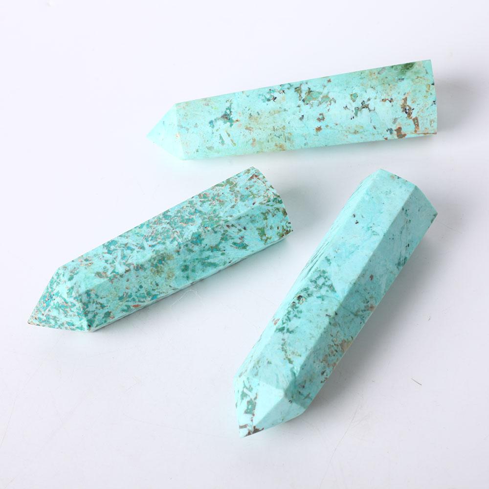 Set of 3 Chrysocolla Towers Points Bulk Best Crystal Wholesalers