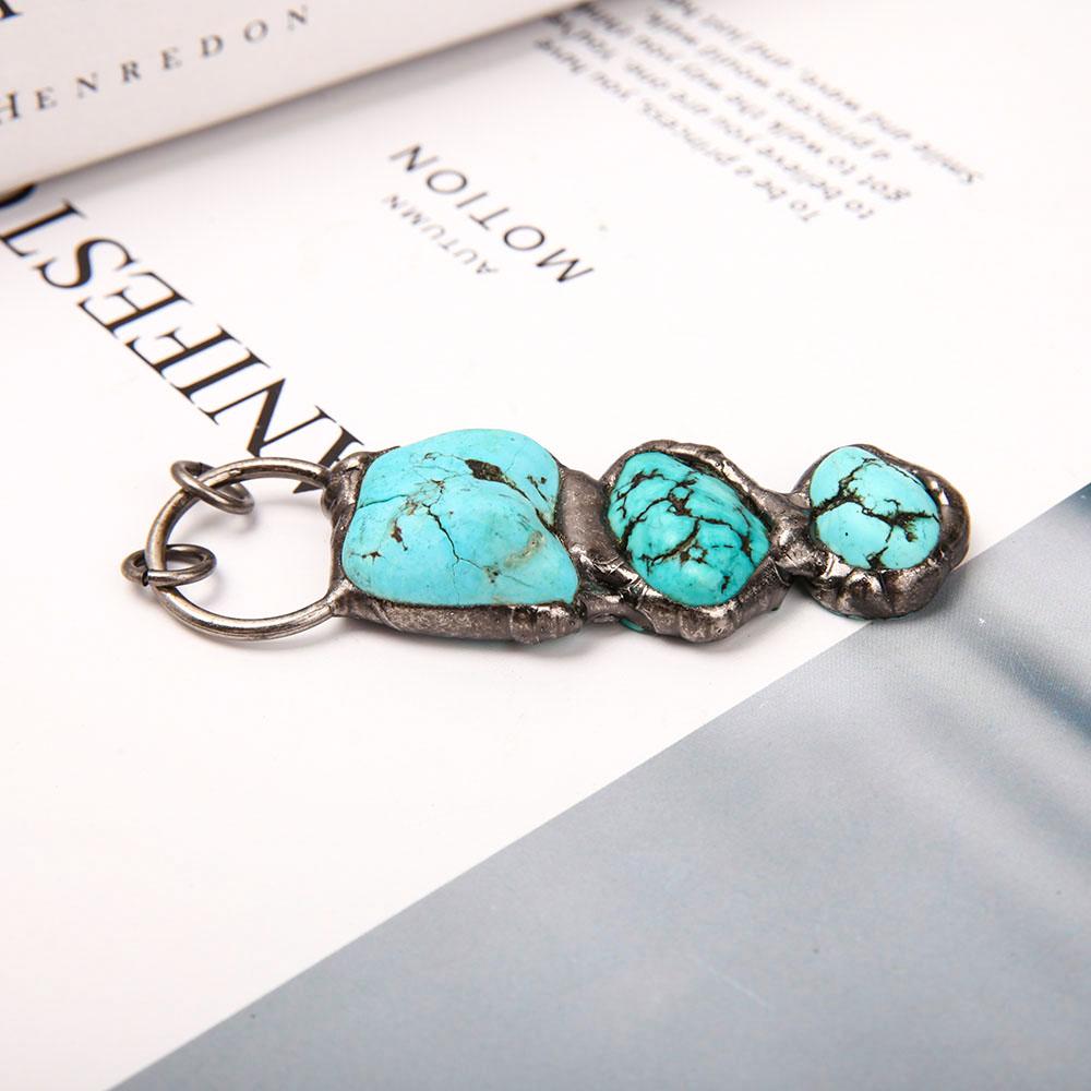 Turquoise Pendant Key Chain Best Crystal Wholesalers