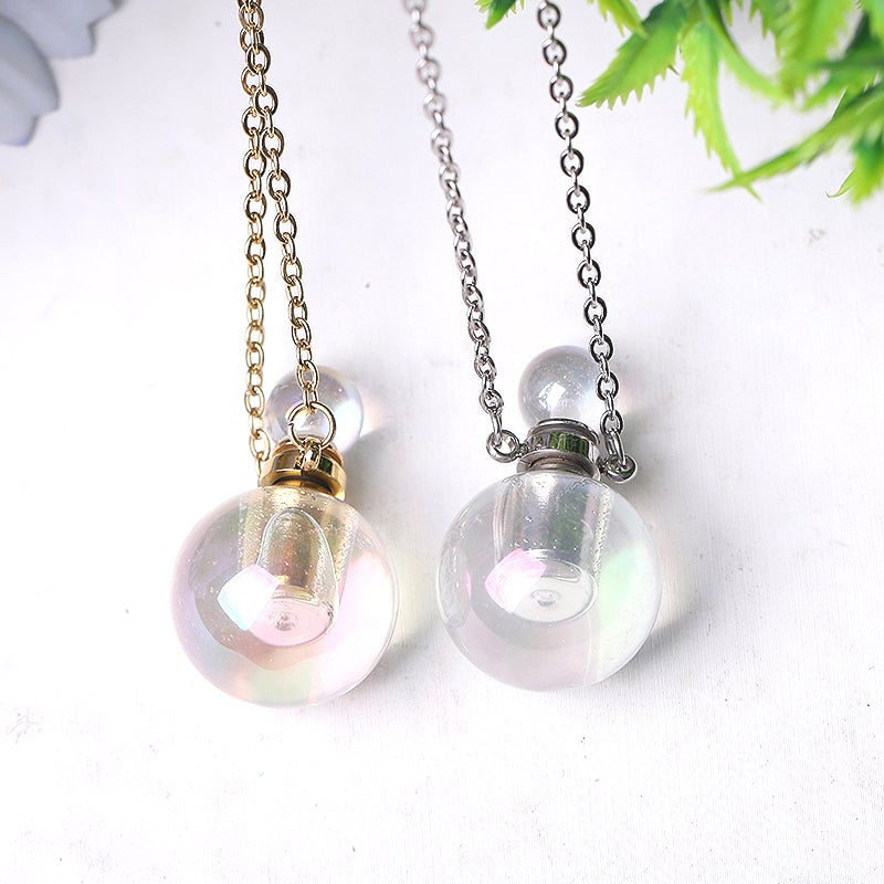 0.5ml Aura Angel Crystal Perfume Bottle Necklace DIY Best Crystal Wholesalers