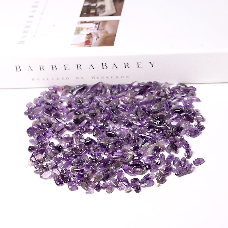 Purple Amethyst Chips- stones in bulk