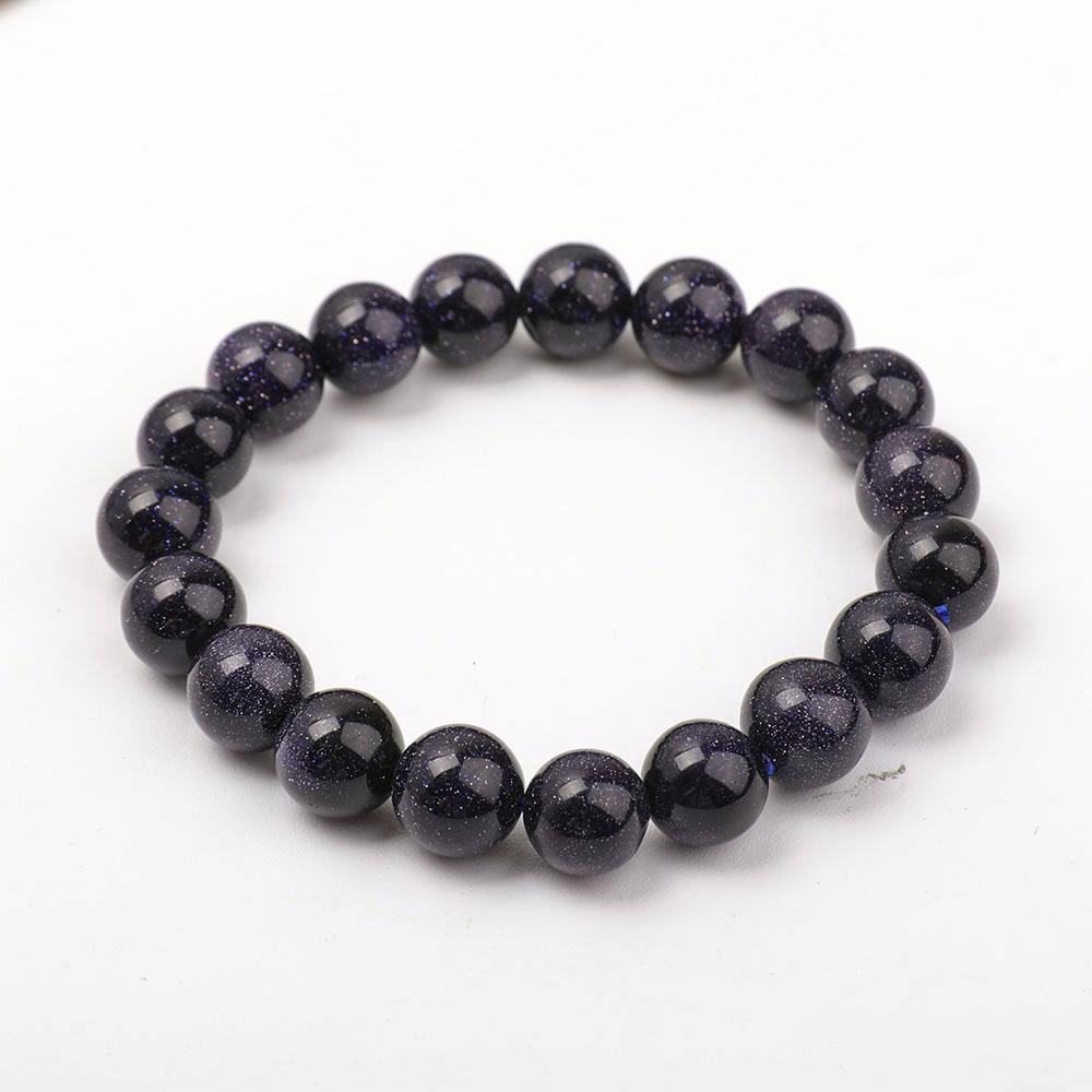 12mm Blue Sandstone Bracelet Best Crystal Wholesalers