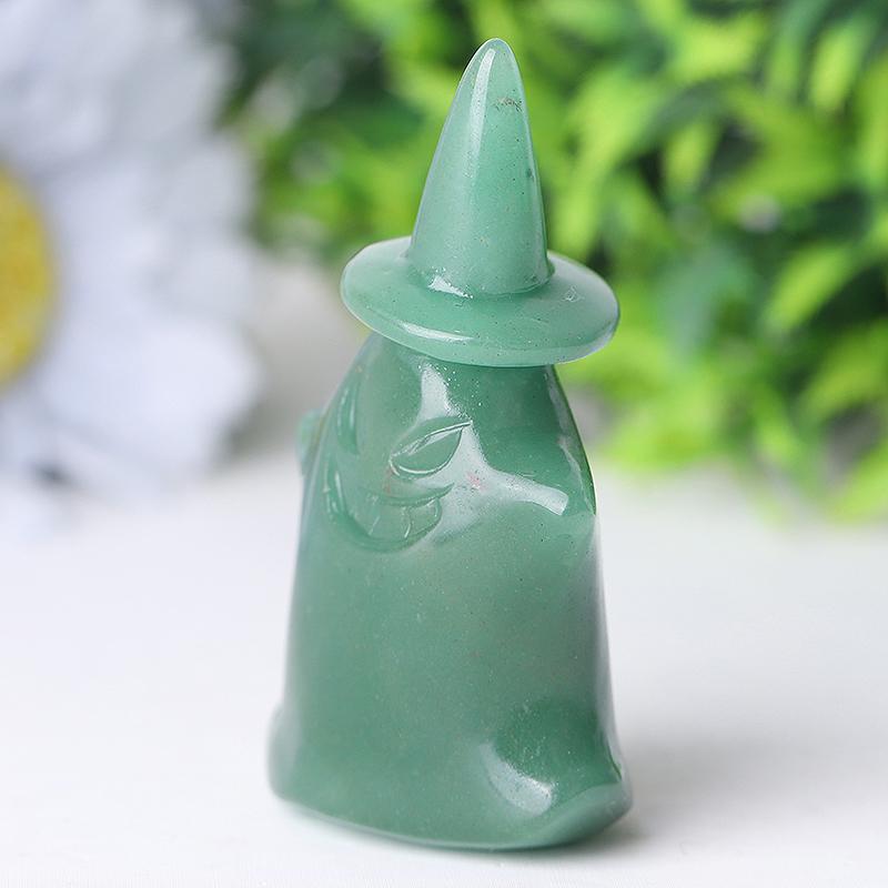 2.7" Green Aventurine Devil Ghost Crystal Carvings for Halloween Best Crystal Wholesalers