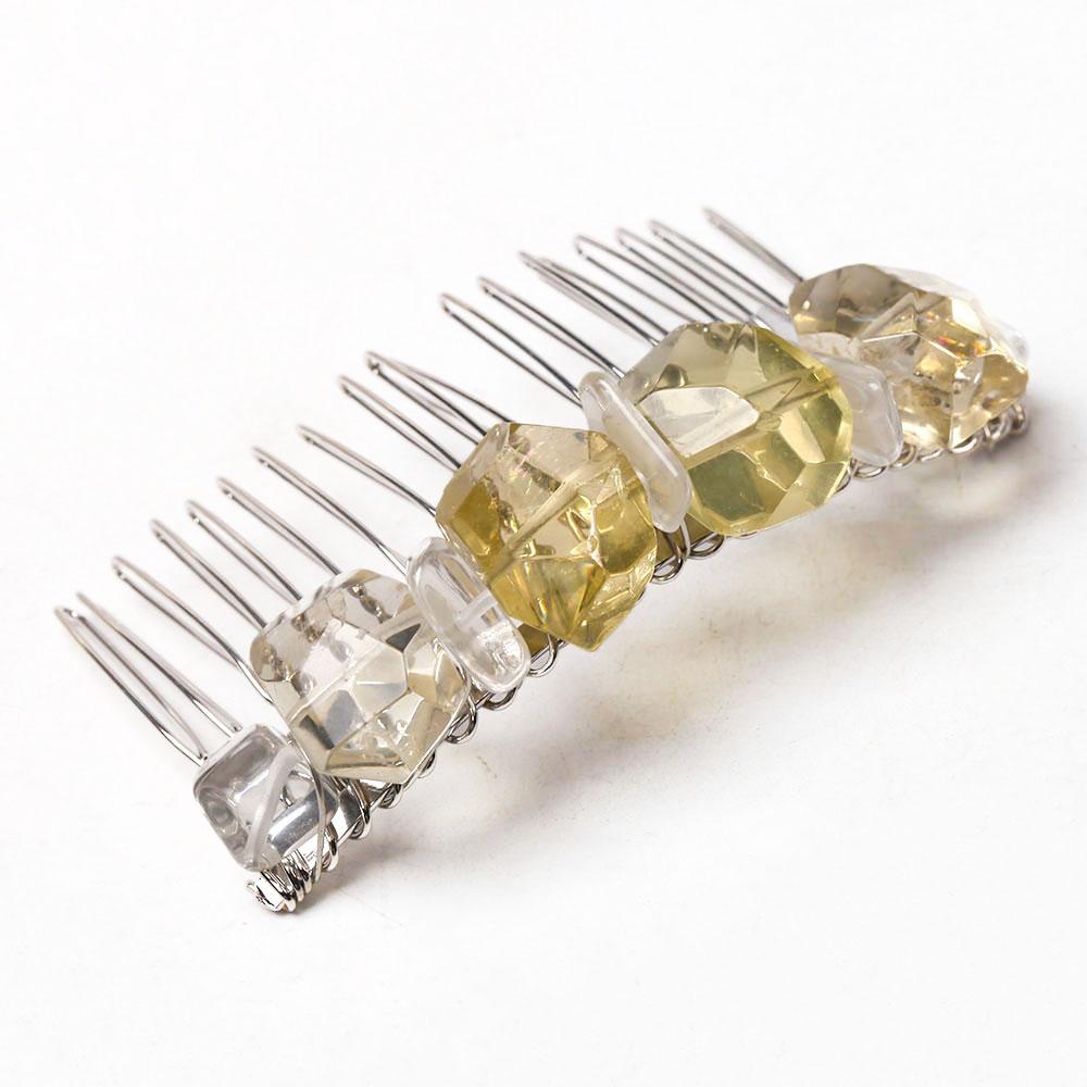 3“ Citrine Crystal Crown Comb Best Crystal Wholesalers