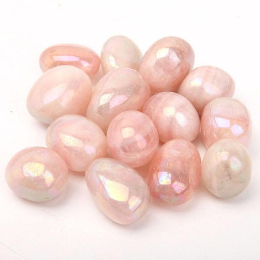 0.1kg Aura Pink Crystal bulk tumbled stone Best Crystal Wholesalers