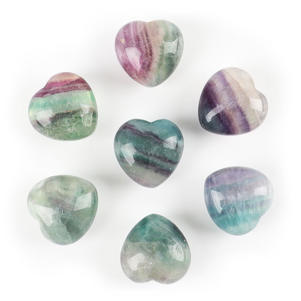 20mm Mini Natural Crystal Heart Best Crystal Wholesalers Rose quartz Clear Quartz Amethyst Deam Amethyst Fluorite Red Aventurine Tiger's Eye Red Sandstone Red Jasper Red Tiger's Eye Mahongany Sodalite Kambaba Drangon Blood Stone Dalmatian Pyrite