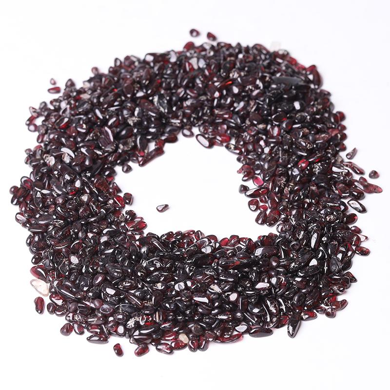 0.1kg High Quality 5-7mm Natural Garnet Chips Best Crystal Wholesalers